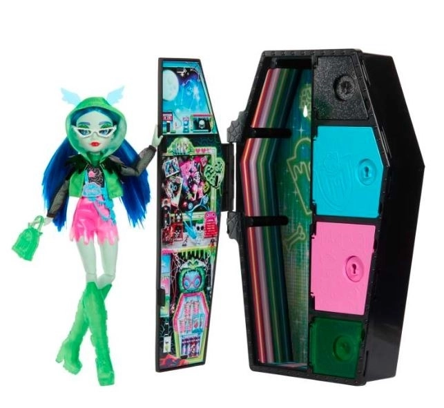 Cofanetto segreti Skullimate Monster High Neon - Ghoulia