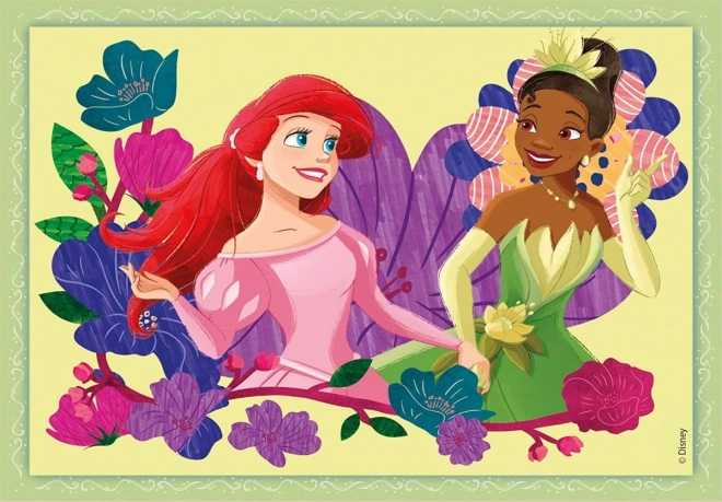 Puzzle Disney Principesse 4 in 1