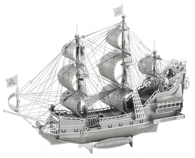 Puzzle 3D Metallo Earth Nave Queen Anne's Revenge