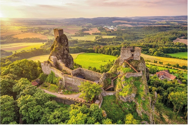 Puzzle rovine del castello di Trosky 1000 pezzi