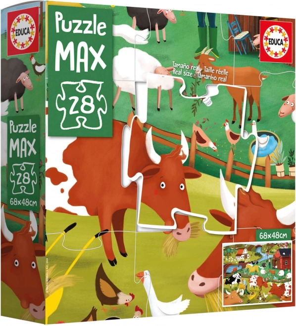 Puzzle Fattoria EDUCA 28 pezzi