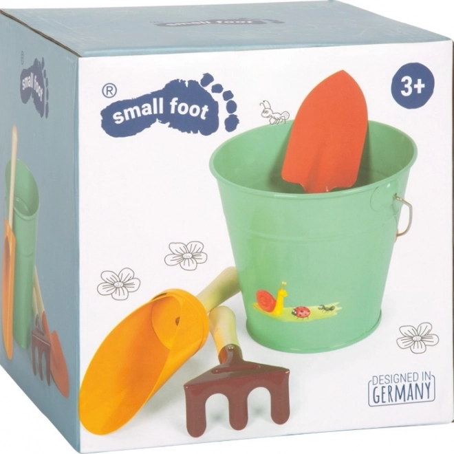 Set di attrezzi da giardinaggio con secchio per bambini Tiny Garden