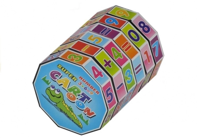 Cubo educativo cilindro matematico puzzle