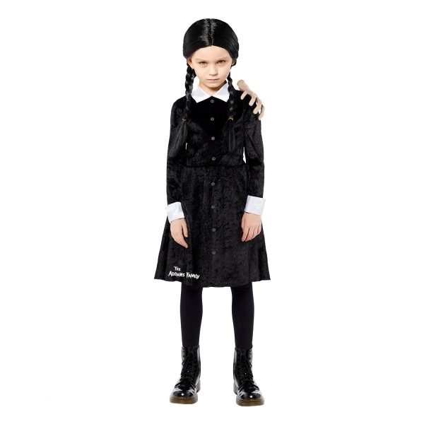 Costume Mercoledì per bambine 4-6 anni