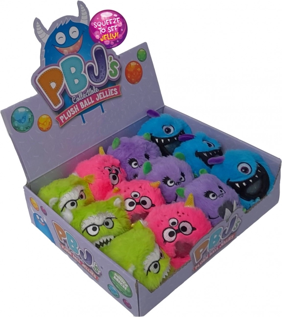 Mostrici in peluche da schiacciare con palline