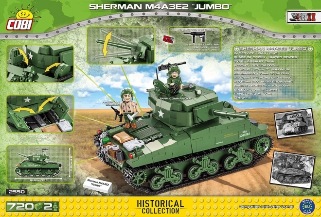 Costruzioni Tank Sherman M4A3E2 Jumbo