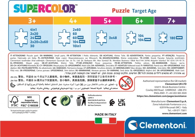 Puzzle animali della fattoria 30 pezzi