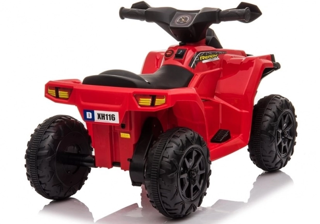 Quad elettrico rosso per bambini