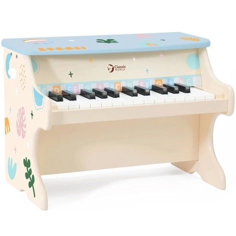 Pianoforte musicale per bambini con libro Classic World