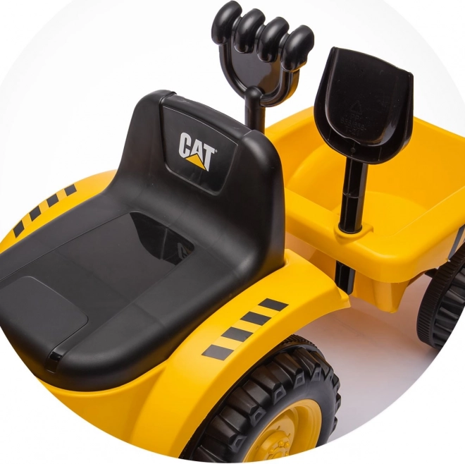 Trattore a spinta CAT marca Chipolino giallo