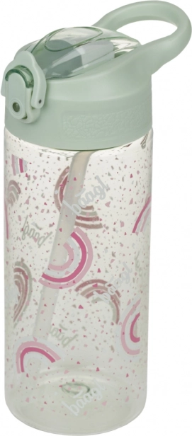 Borraccia in tritan arcobaleno con cannuccia 500 ml