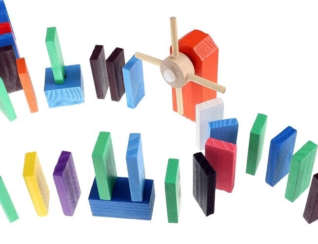 Set Domino in Legno per Bambini