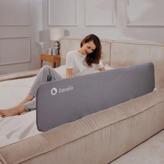 Barriera di sicurezza per letto Lionelo Lora XL Beige Sabbia da spiaggia