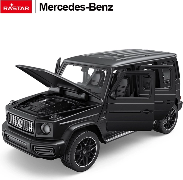 Modello in metallo 1:24 MERCEDES-BENZ AMG G63 con effetti di RASTAR