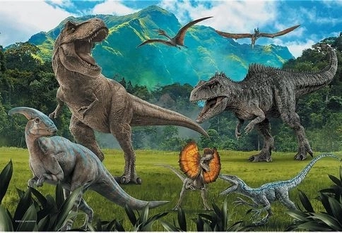 Puzzle 100 pezzi dinosauri Jurassic Park