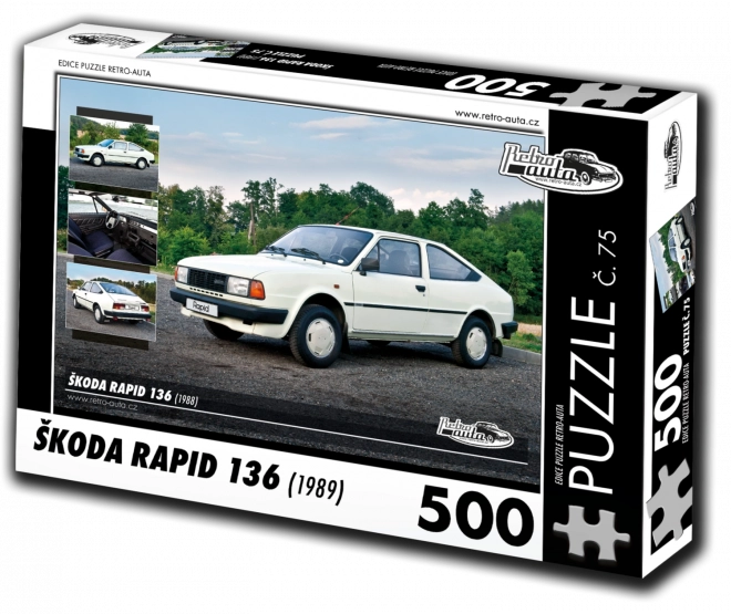 Puzzle Collezione Retro-Auto Škoda RAPID 136