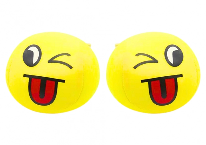 Pallina Soffice Emoji Sorriso Gialla 9cm