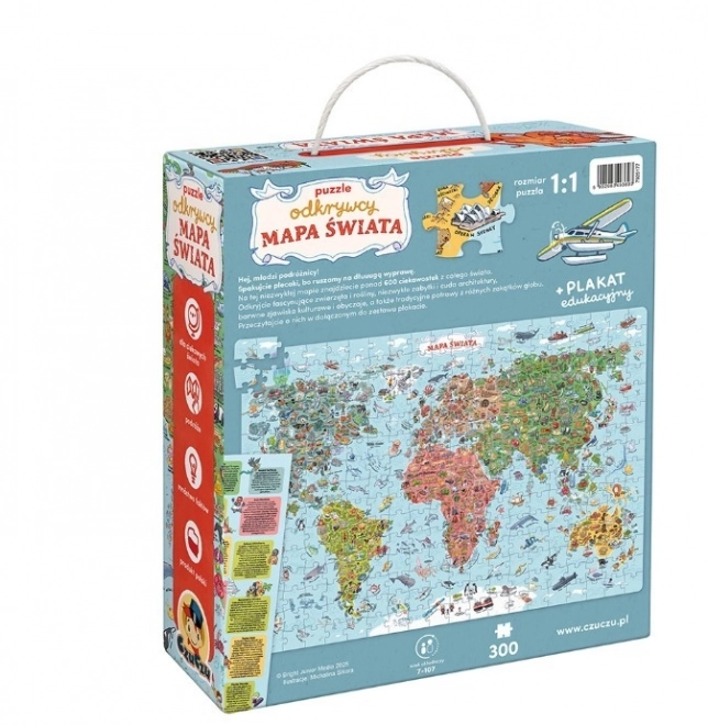 Puzzle degli esploratori - Mappa del mondo