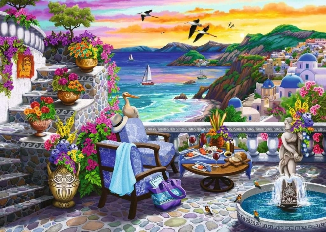 Puzzle Tramonto su Santorini