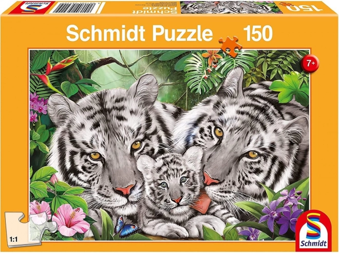 Puzzle Famiglia Di Tigri 150 Pezzi