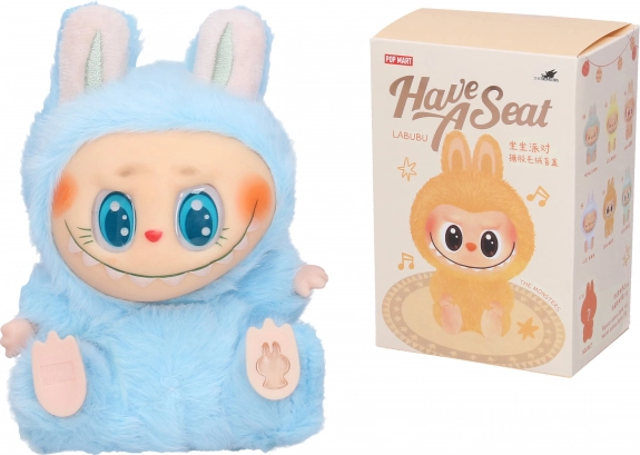 Personaggio di peluche LABUBU seduto 14 cm