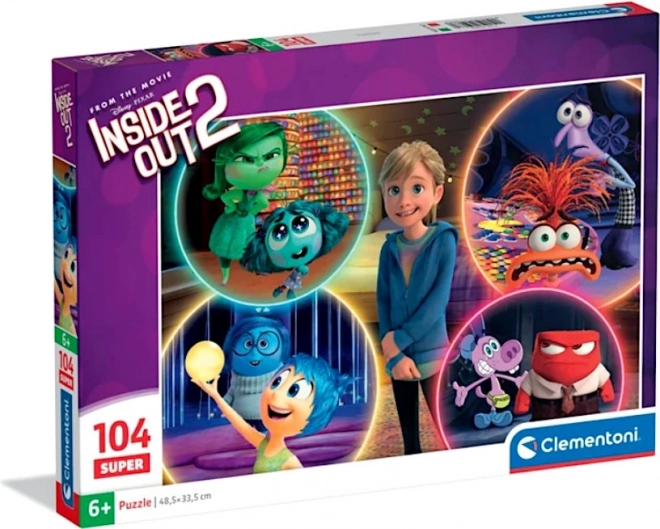 Puzzle Clementoni Inside Out 2: Riley e le sue emozioni 104 pezzi