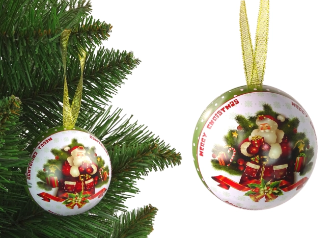 Motivo natalizio di Babbo Natale sul tuo albero