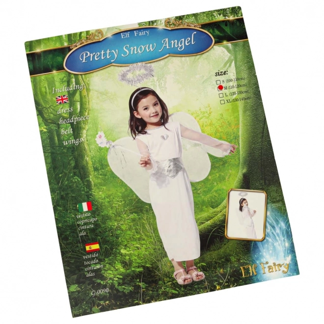 Costume di carnevale angioletto 4 pezzi