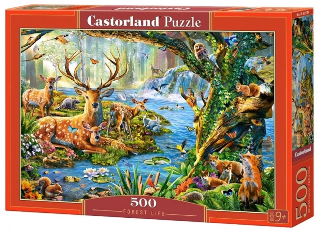 Puzzle vita nel bosco 500 pezzi