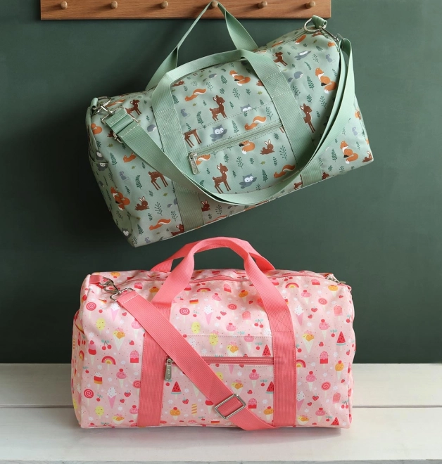Borsa da viaggio per bambini di A Little Lovely Company – Amici della foresta