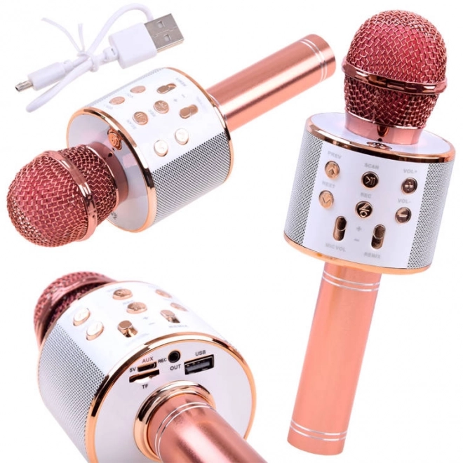 Microfono Karaoke Wireless con Altoparlante