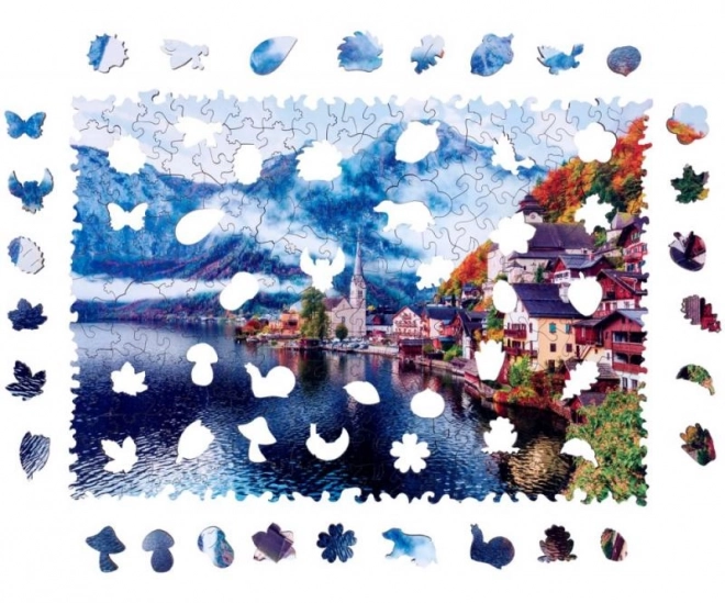 Puzzle in legno Lago di Hallstatt, Austria 250 pezzi