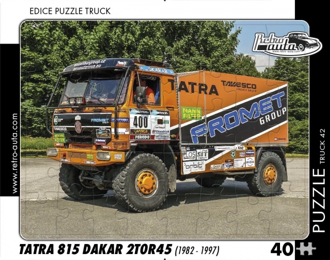 Puzzle Retro Camion Tatra 815 Dakar