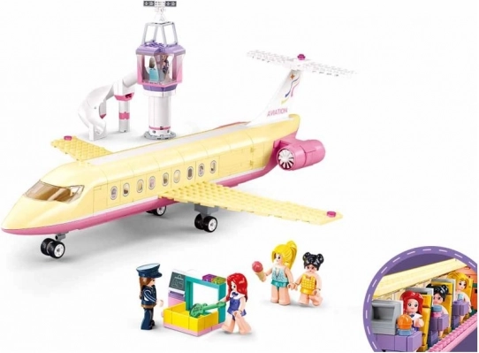 Personaggi e accessori per il gioco all’aeroporto