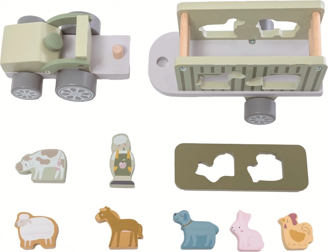 Legno sicuro e delicate tinte pastello