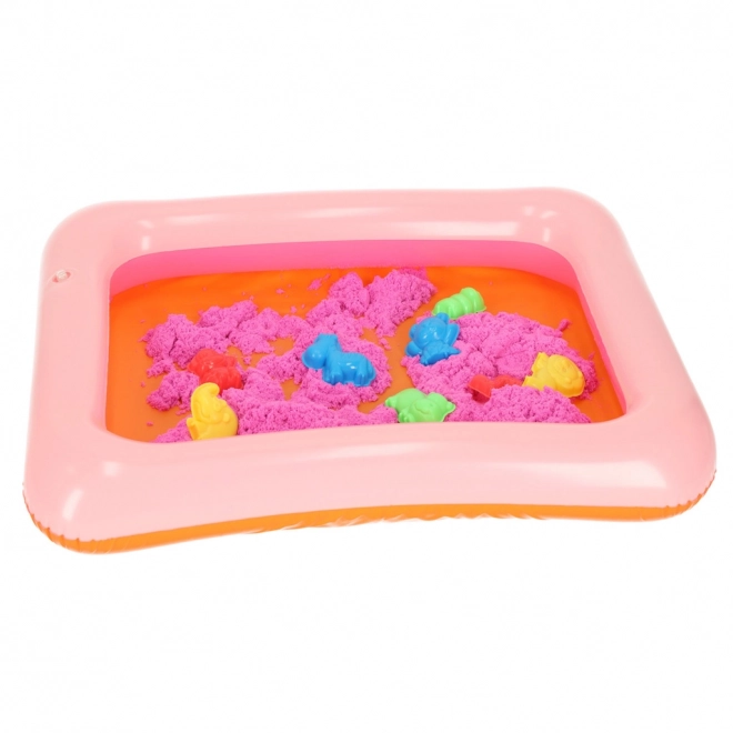 Piasek Kinetyczny Blu con Forme e Piscina – rosa