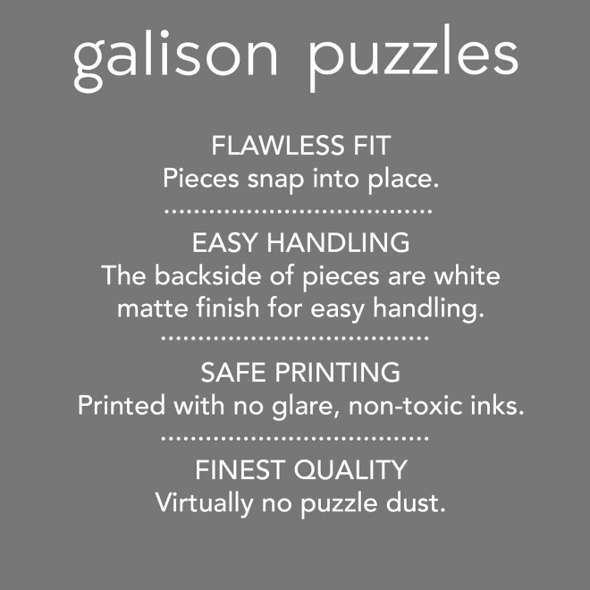 GALISON Puzzle quadrato Frank Lloyd Wright: Blocchi tessili 4x200 pezzi