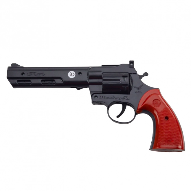 Revolver giocattolo a capsula suono nero