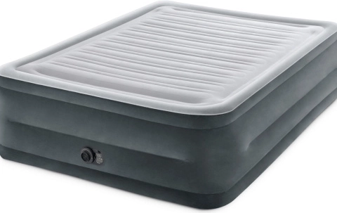 materasso matrimoniale gonfiabile con pompa automatica INTEX 203 × 152 × 56 cm