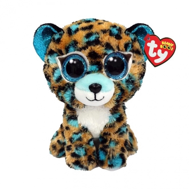 TY Leopardo Blu Cobalto mascotte 15 cm