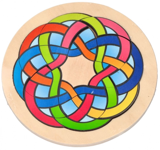 Puzzle in legno con enigma a esagono Goki
