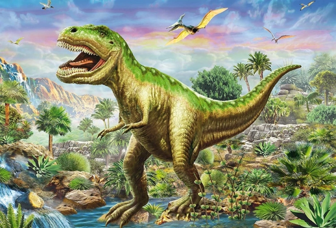 Puzzle Avventura dei Dinosauri 3x48 pezzi