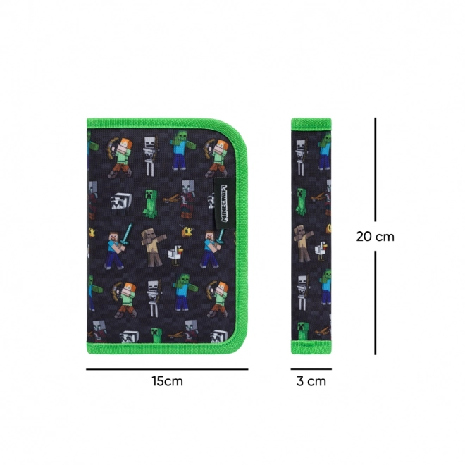 BAAGL Astuccio scolastico a un piano Minecraft