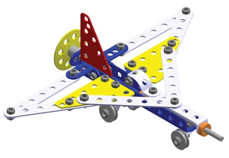 Gioco di costruzione con 10 modelli