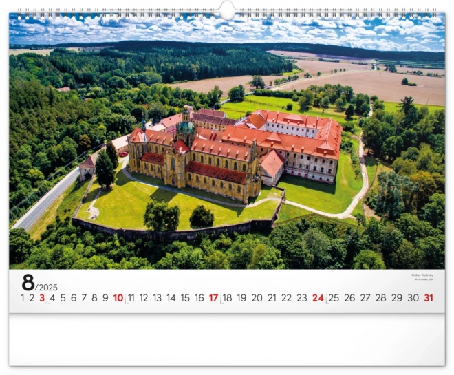 Calendario da Parete Panorami della Repubblica Ceca 2025