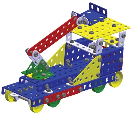 Stavebnice treni MERKUR con 10 modelli