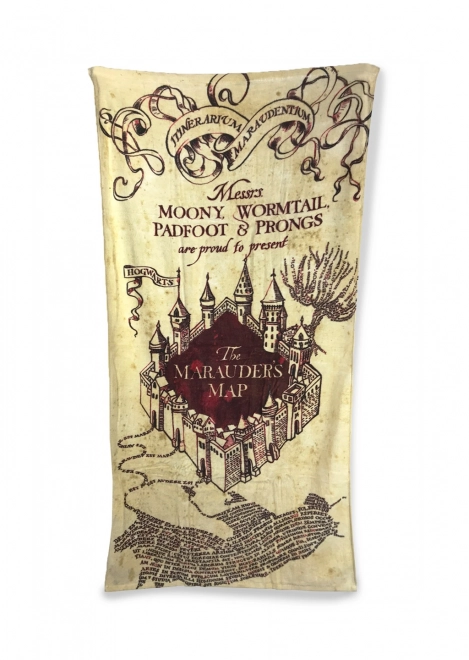 Asciugamano Harry Potter Mappa del Malandrino