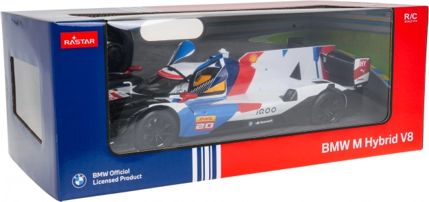 auto RC 1:14 bmw m hybrid v8 bianco rastar