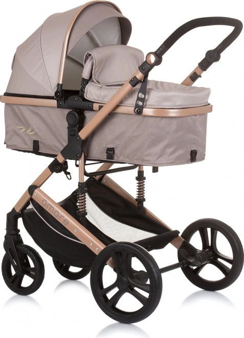 Passeggino combinato Amore 2 in 1 Chipolino Jungle – Macadamia