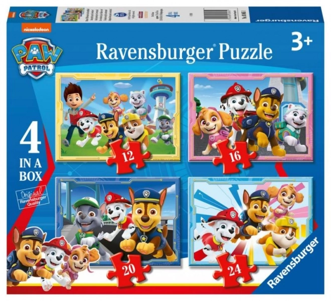 Puzzle 4 in 1 Paw Patrol